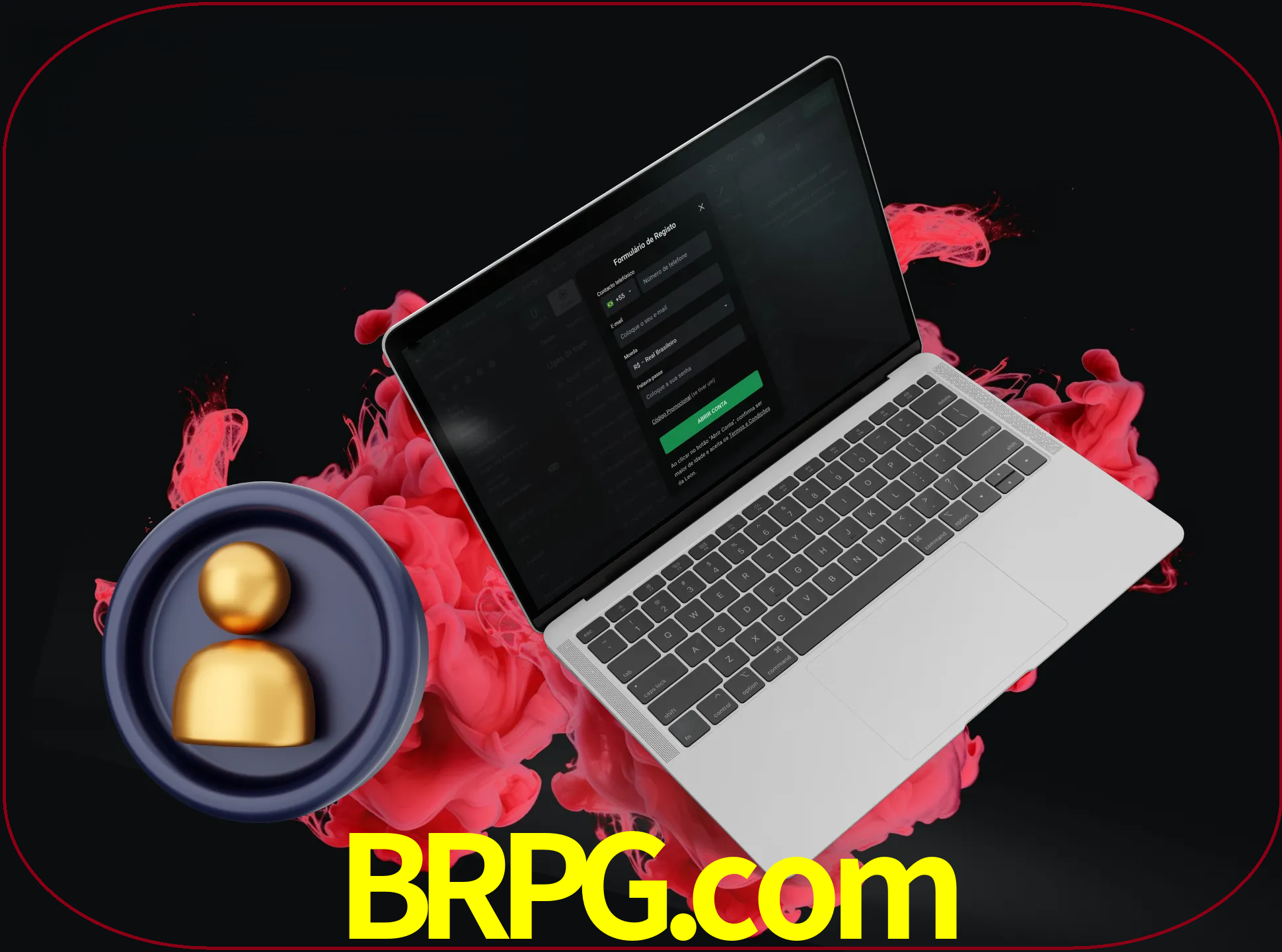 No cabeçalho do site brpg, clique no botão que o levará a um formulário especial onde terá de introduzir as suas informações actuais.