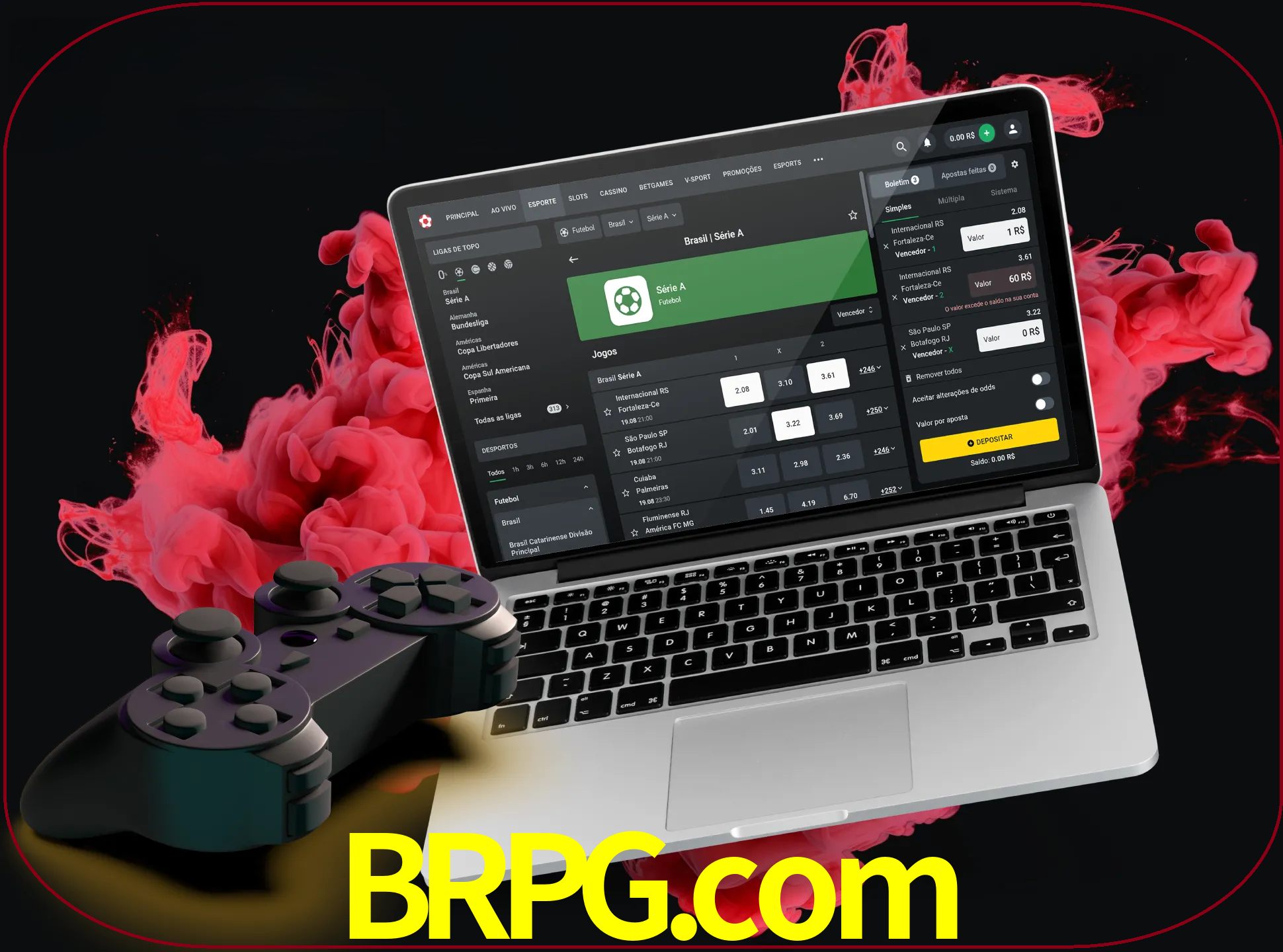 Visite a secção especial de jogos de vídeo em brpg para descobrir em que jogos pode apostar e ganhar muito dinheiro.