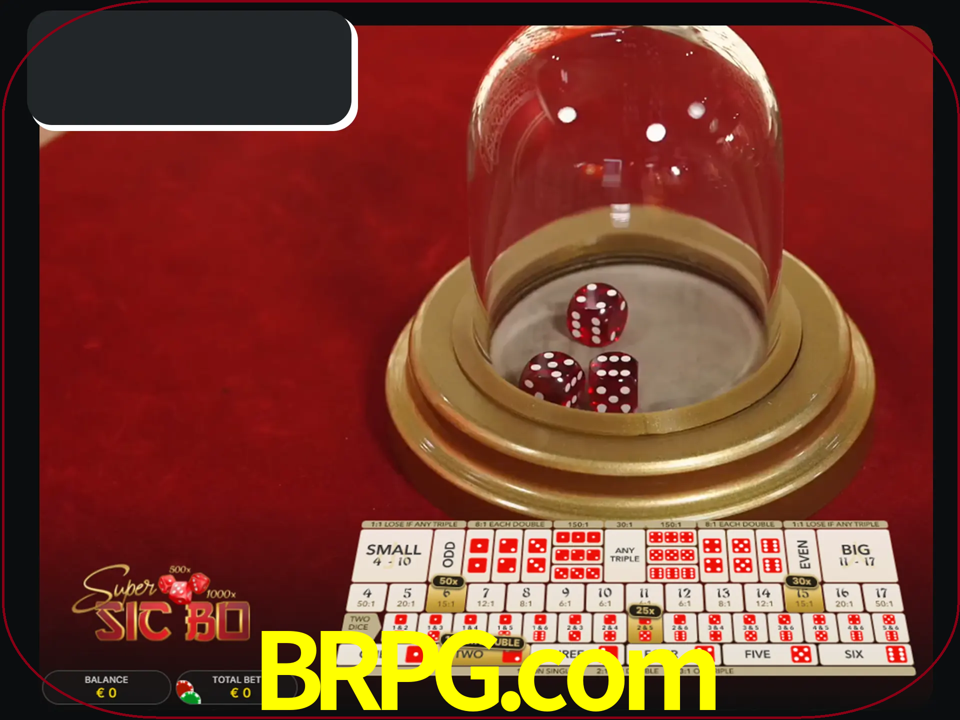 Deixe os dados ao seu lado nos jogos da Sic Bo.
