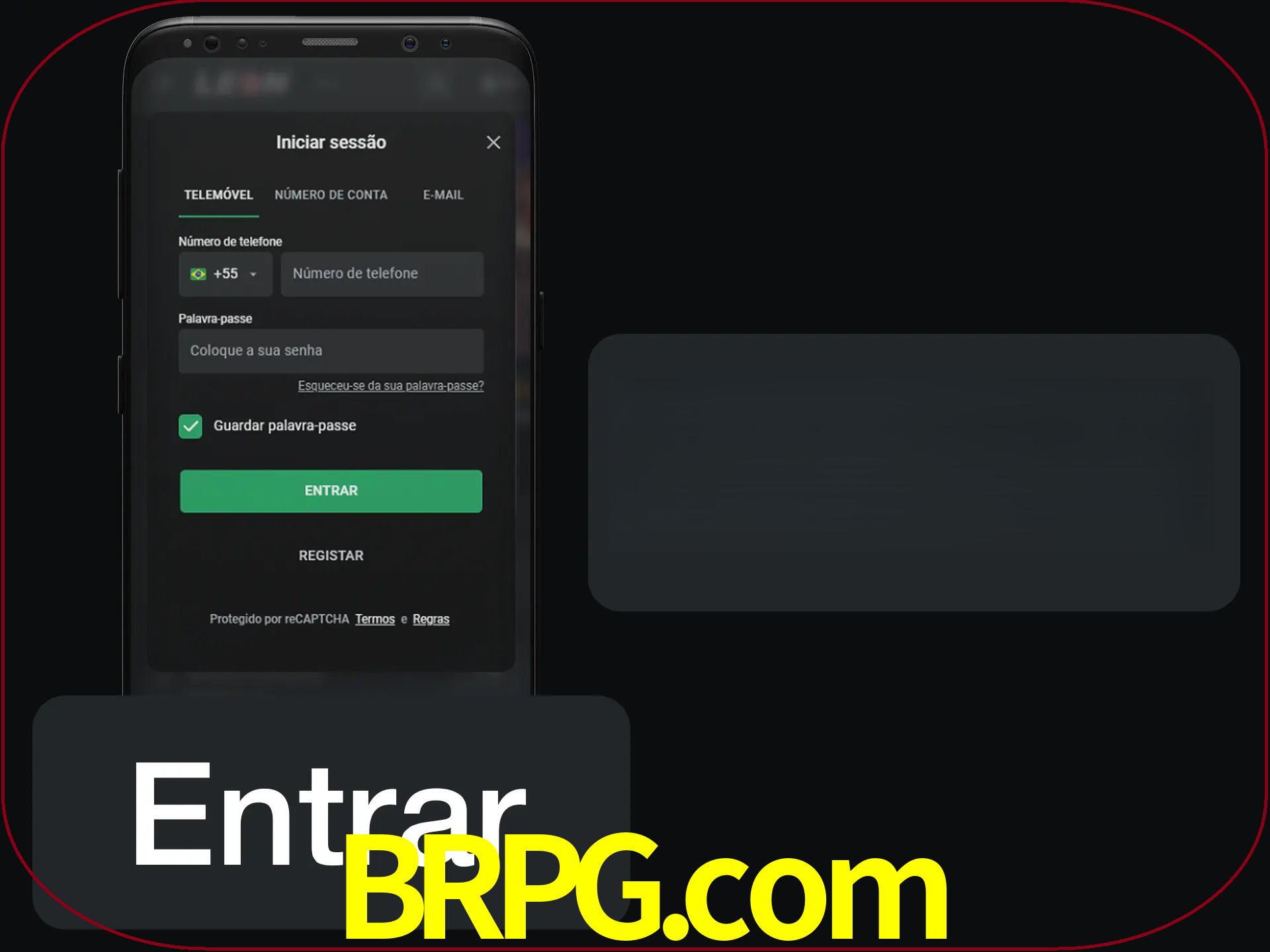 Faça o login para começar a apostar e jogar no cassino.