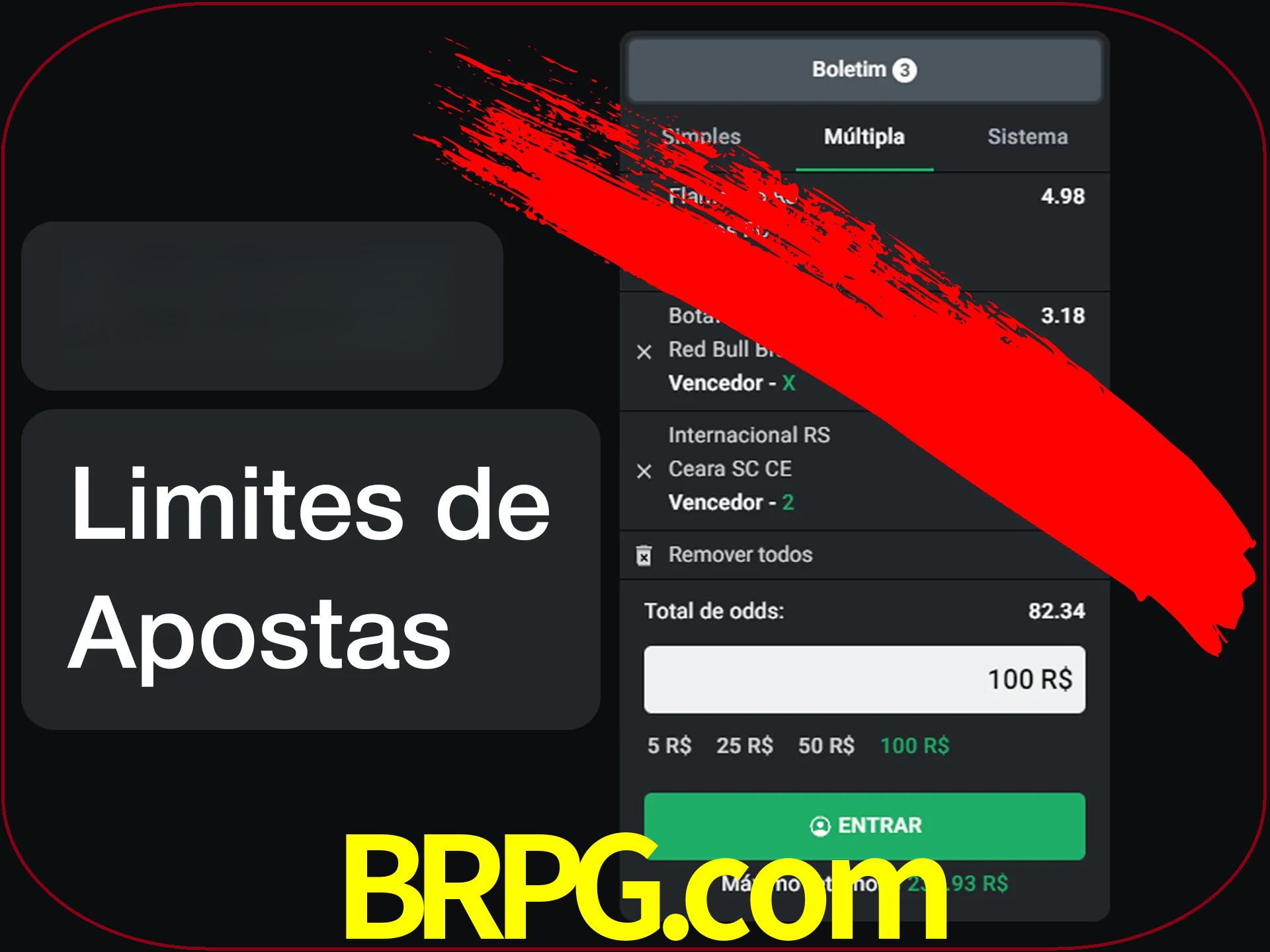 Não faça apostas loucas.